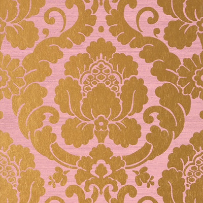 Anna French wallcovering, Marlow pattern , Lavender color, Damask style type , pattern number  AT6131