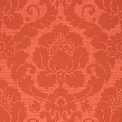 Anna French wallcovering, Marlow pattern , Navy , Red color, Damask style type , pattern number  AT6135