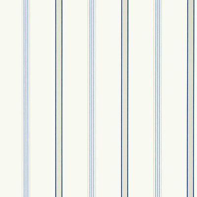 Anna French wallcovering, Dawson Stripe pattern , Blue color, Stripes style type , pattern number  AT6138