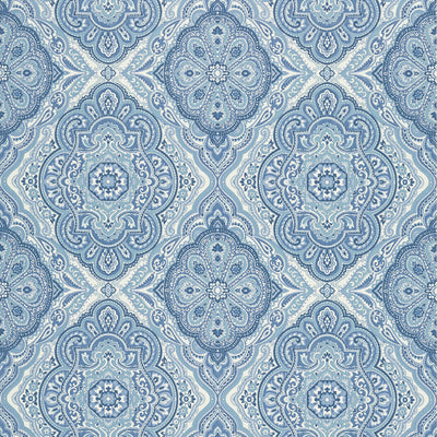 Anna French wallcovering, Sterling pattern , Blue color, Geometric,Menswear,Paisley style type , pattern number  AT6143