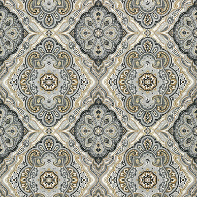 Anna French wallcovering, Sterling pattern , Linen , Metallic Silver color, Geometric,Menswear,Paisley style type , pattern number  AT6145