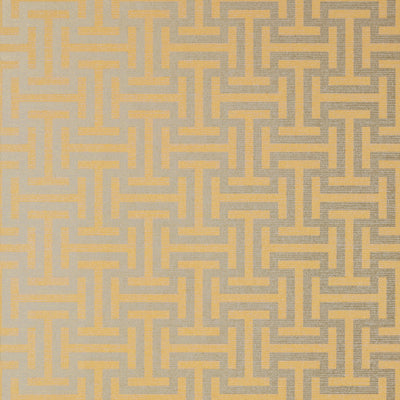 Anna French wallcovering, Rymann pattern , Metallic Gold color, Geometric style type , pattern number  AT6150