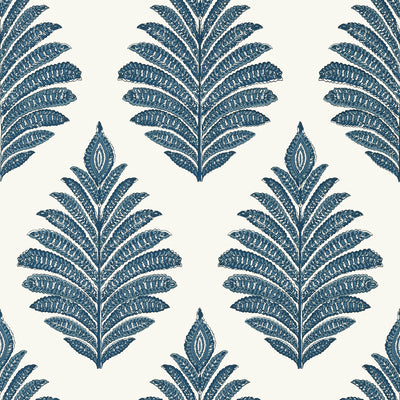 Anna French wallcovering, Palampore Leaf pattern , Robin's Egg , Beige color, Ethnic,Leaves style type , pattern number  AT78725