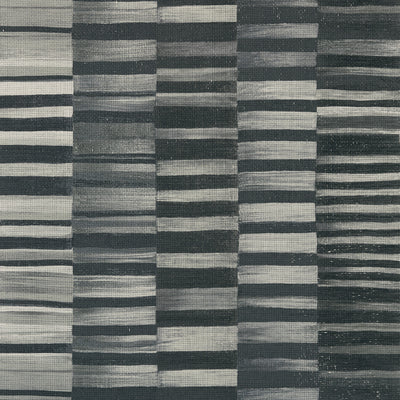 Anna French wallcovering, Tansman pattern , Black color, Geometric,Texture, Embossed style type , pattern number  AT78736