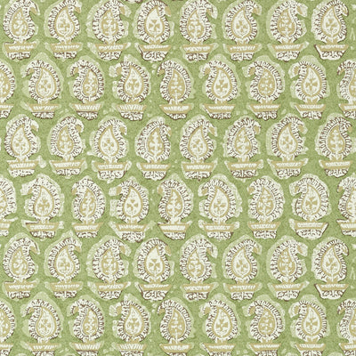 Anna French wallcovering, Gada Paisley pattern , Eggplant , Green color, Ethnic,Paisley style type , pattern number  AT78784