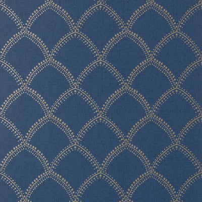 Anna French wallcovering, Burmese pattern , Blue , White color, Geometric,Trellis , Lattice style type , pattern number  AT7911