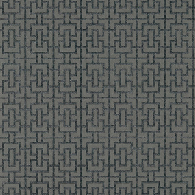 Anna French wallcovering, Bridle pattern , Charcoal , Metallic Copper color, Geometric,Texture, Embossed style type , pattern number  AT79120