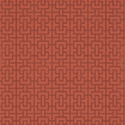 Anna French wallcovering, Bridle pattern , Red , Green color, Geometric,Texture, Embossed style type , pattern number  AT79121