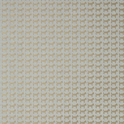 Anna French wallcovering, Baxter pattern , Grey , Metallic Silver color, Animals,Novelty,Small Print style type , pattern number  AT79125