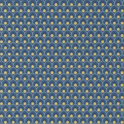 Anna French wallcovering, Spencer pattern , Blue color, Dots,Geometric style type , pattern number  AT79156
