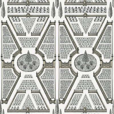 Anna French wallcovering, Aerial Garden pattern , Neutral color, Novelty style type , pattern number  AT9598