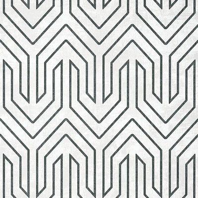 Anna French wallcovering, Colburn Chevron pattern , Charcoal color, Geometric,Herringbone , Chevron style type , pattern number  AT9615