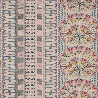 Anna French wallcovering, Cairo pattern , Blush color, Ethnic,Floral,Leaves style type , pattern number  AT9625