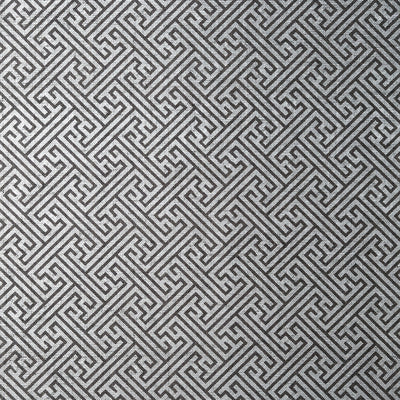 Anna French wallcovering, Charlotte Raffia pattern , Black color, Geometric,Greek Key,Texture, Embossed style type , pattern number  AT9842