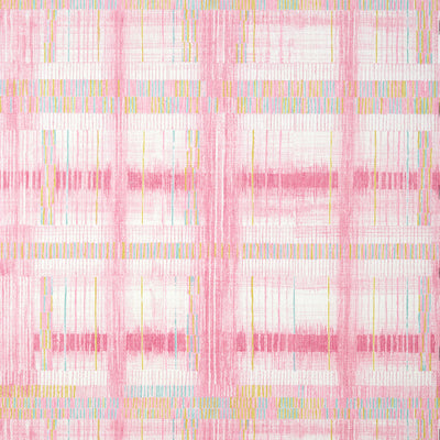 Anna French wallcovering, Takao Weave pattern , Pink , Green color, Geometric,Texture, Embossed style type , pattern number  AT9845