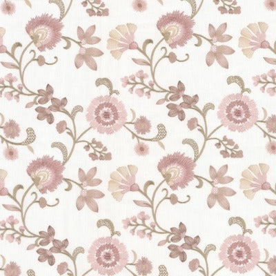 Stout Fabrics , Backyard Backyard, Pink color, Multipurpose Embroideries style type , pattern number  BACK-1