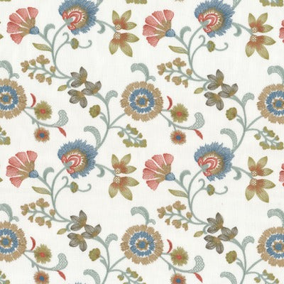 Stout Fabrics , Backyard Backyard, Multi color, Multipurpose Embroideries style type , pattern number  BACK-2