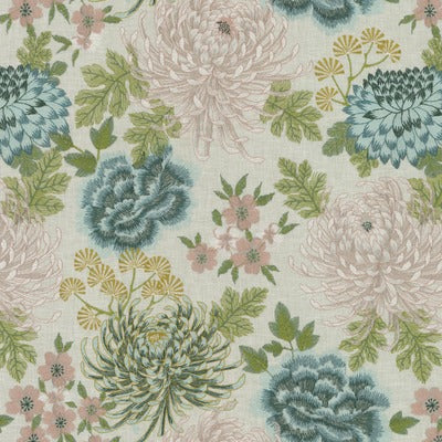 Stout Fabrics , Bagatelle Bagatelle, Green color, Multipurpose Embroideries style type , pattern number  BAGA-1