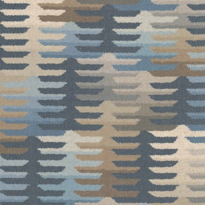 Stout Fabrics , Cabin Cabin, Blue color, Multipurpose Print style type , pattern number  CABI-1