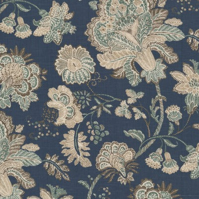 Stout Fabrics , Colina Colina, Blue color, Multipurpose Print style type , pattern number  COLI-2