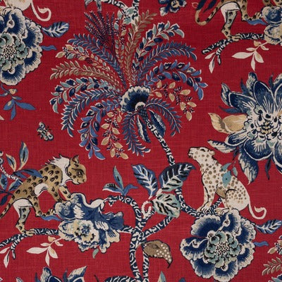 Stout Fabrics , Conduct Conduct, Red color, Multipurpose Print style type , pattern number  COND-2
