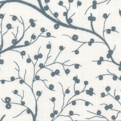 Stout Fabrics , Crumpet Crumpet, Blue color, Multipurpose Embroideries style type , pattern number  CRUM-1