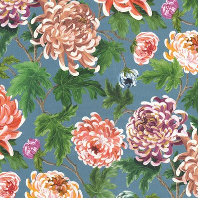 Stout Fabrics , Cypress Cypress, Blue color, Multipurpose Print style type , pattern number  CYPR-3
