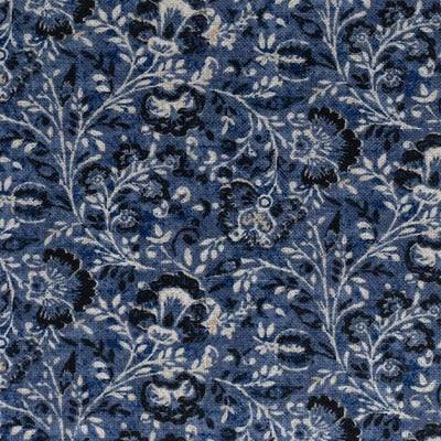 Stout Fabrics , Dolan Dolan, Blue color, Multipurpose Print style type , pattern number  DOLA-3