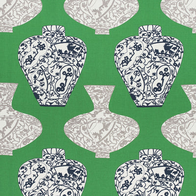 THIBAUT FABRICS-IMARI VASE-F913125