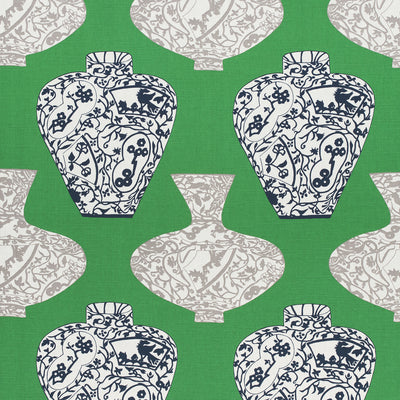 THIBAUT FABRICS-IMARI VASE-F913125
