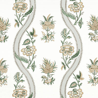 THIBAUT FABRICS-RIBBON FLORAL-F936421