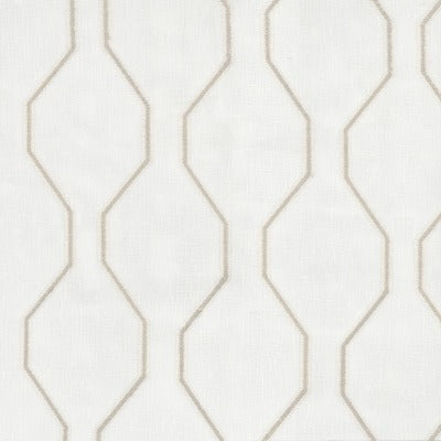 Stout Fabrics , Flavio Flavio, White color, Drapery Embroideries style type , pattern number  FLAV-1