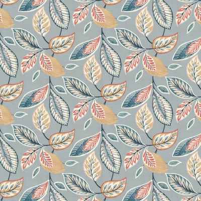 Stout Fabrics , Flemming Flemming, Blue color, Multipurpose Print style type , pattern number  FLEM-1