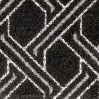 Stout Fabrics , Hooper Hooper, Grey color, Upholstery Velvet style type , pattern number  HOOP-1