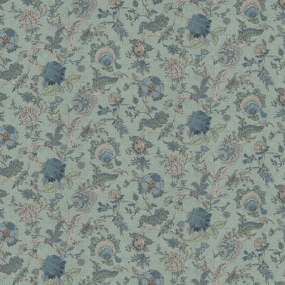 Stout Fabrics , Ingham Ingham, Turquoise color, Multipurpose Print style type , pattern number  INGH-1