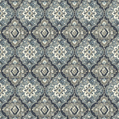 Stout Fabrics , Invincible Invincible, Blue color, Multipurpose Print style type , pattern number  INVI-2