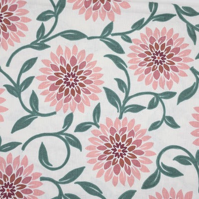 Stout Fabrics , Jeanette Jeanette, Pink color, Multipurpose Print style type , pattern number  JEAN-1