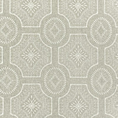 Stout Fabrics , Lapointe Lapointe, Grey color, Drapery Embroideries style type , pattern number  LAPO-2