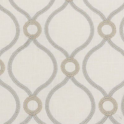 Stout Fabrics , Looping Looping, Grey color, Drapery Embroideries style type , pattern number  LOOP-8