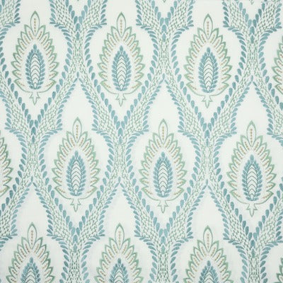 Stout Fabrics , Lutz Lutz, Blue color, Multipurpose Embroideries style type , pattern number  LUTZ-1