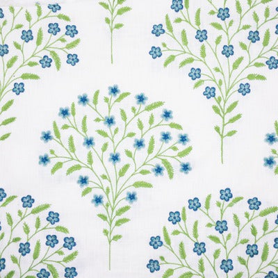 Stout Fabrics , Lyon Lyon, Green color, Multipurpose Embroideries style type , pattern number  LYON-2
