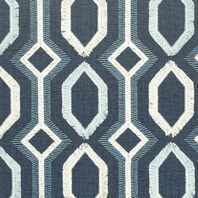 Stout Fabrics , Malta Malta, Blue color, Multipurpose Embroideries style type , pattern number  MALT-1
