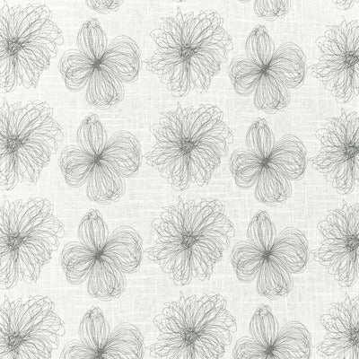 Stout Fabrics , Marnie Marnie, Grey color, Drapery Embroideries style type , pattern number  MARN-3