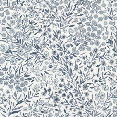 Stout Fabrics , Mayberry Mayberry, Blue color, Multipurpose Print style type , pattern number  MAYB-3