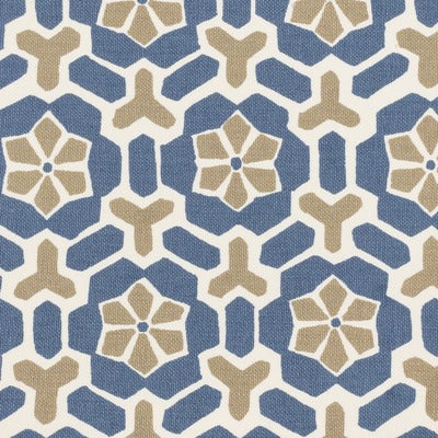 Stout Fabrics , Merger Merger, Blue color, Multipurpose Print style type , pattern number  MERG-3