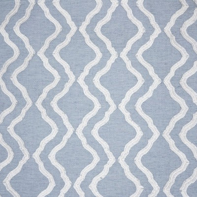 Stout Fabrics , Nebula Nebula, Blue color, Drapery Embroideries style type , pattern number  NEBU-1