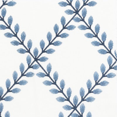 Stout Fabrics , Norling Norling, Blue color, Multipurpose Embroideries style type , pattern number  NORL-1