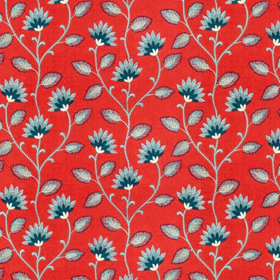 Stout Fabrics , Paxton Paxton, Red color, Multipurpose Embroideries style type , pattern number  PAXT-1