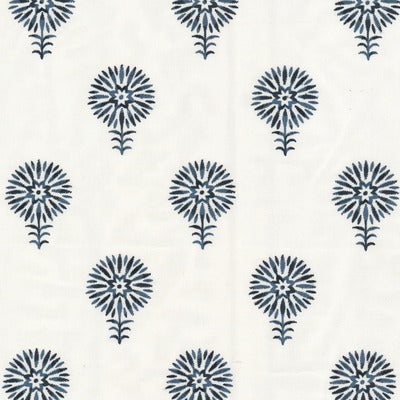 Stout Fabrics , Penzance Penzance, Blue color, Multipurpose Embroideries style type , pattern number  PENZ-1