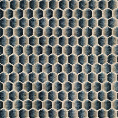 Stout Fabrics , Porza Porza, Blue color, Upholstery Velvet style type , pattern number  PORZ-1